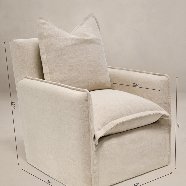 Oilo Margot Swivel Nursery Glider