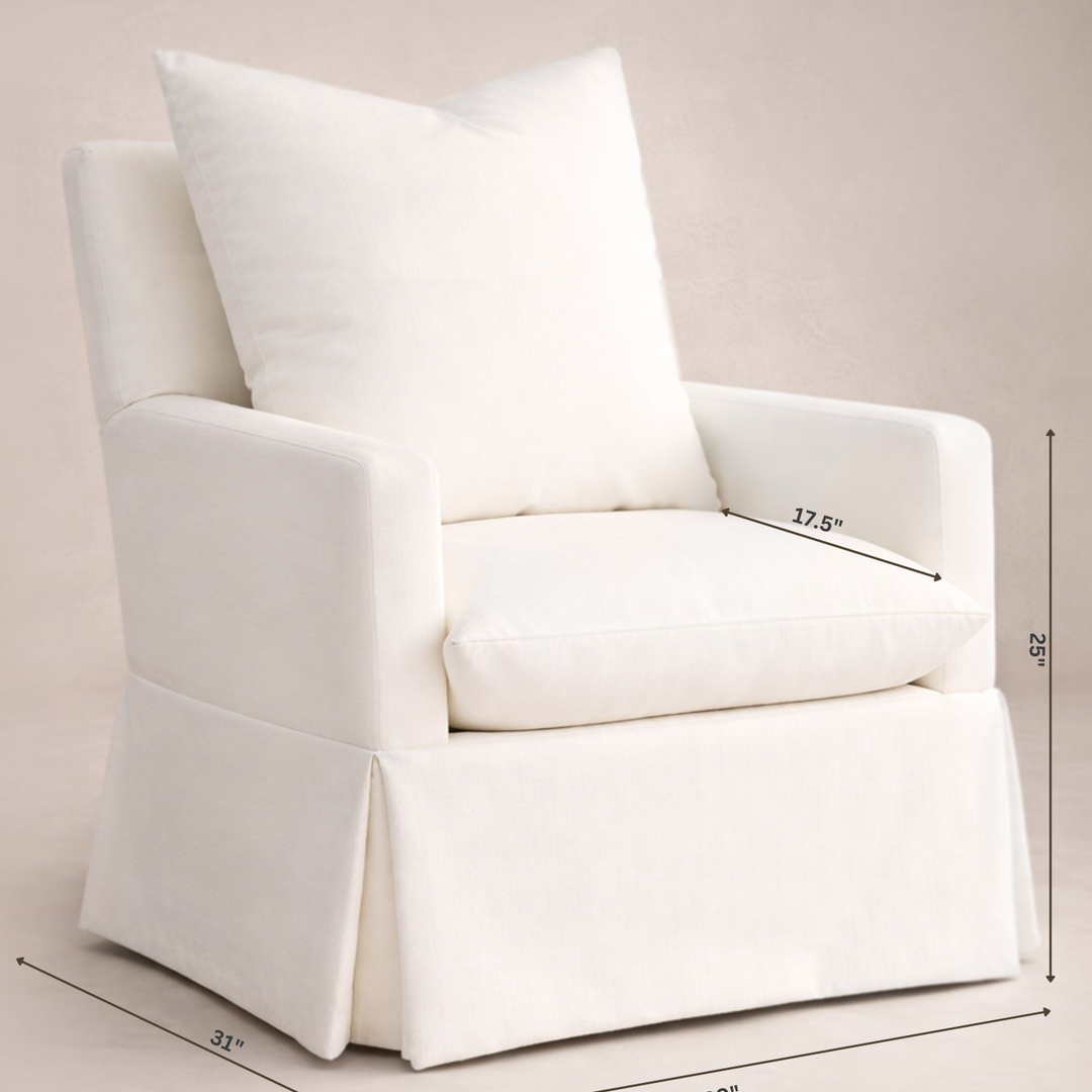 Oilo Zoey Swivel Nursery Glider