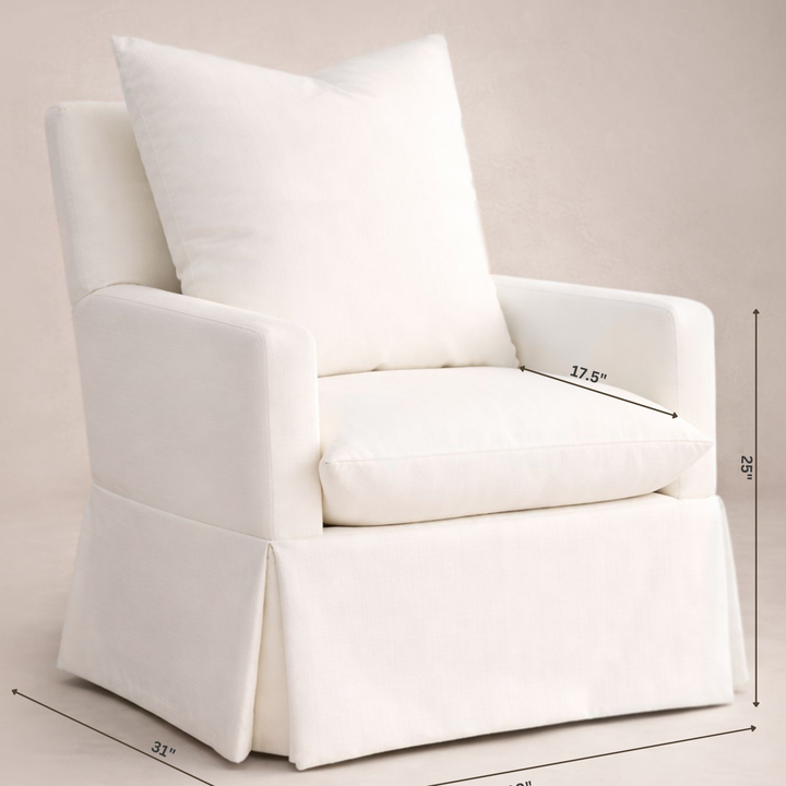 Oilo Zoey Swivel Nursery Glider