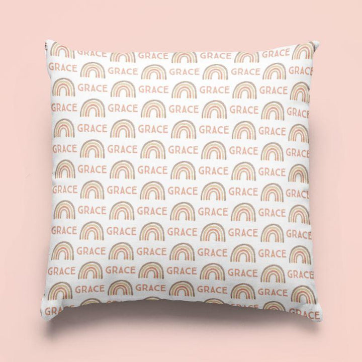 Sugar + Maple Custom Pillow | Rainbows