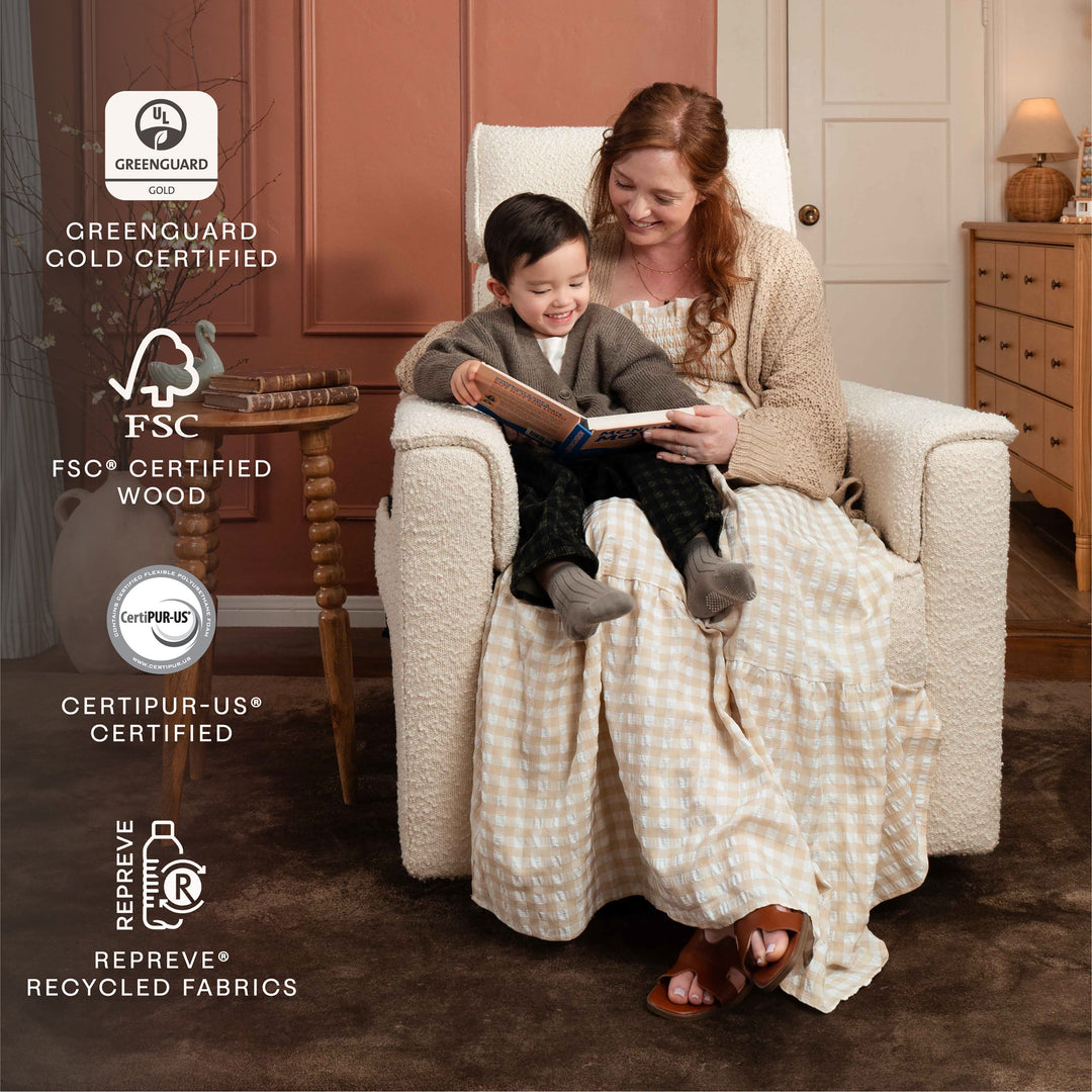 Namesake Willa Deluxe Power Recliner and Swivel Glider with Heat and Massage