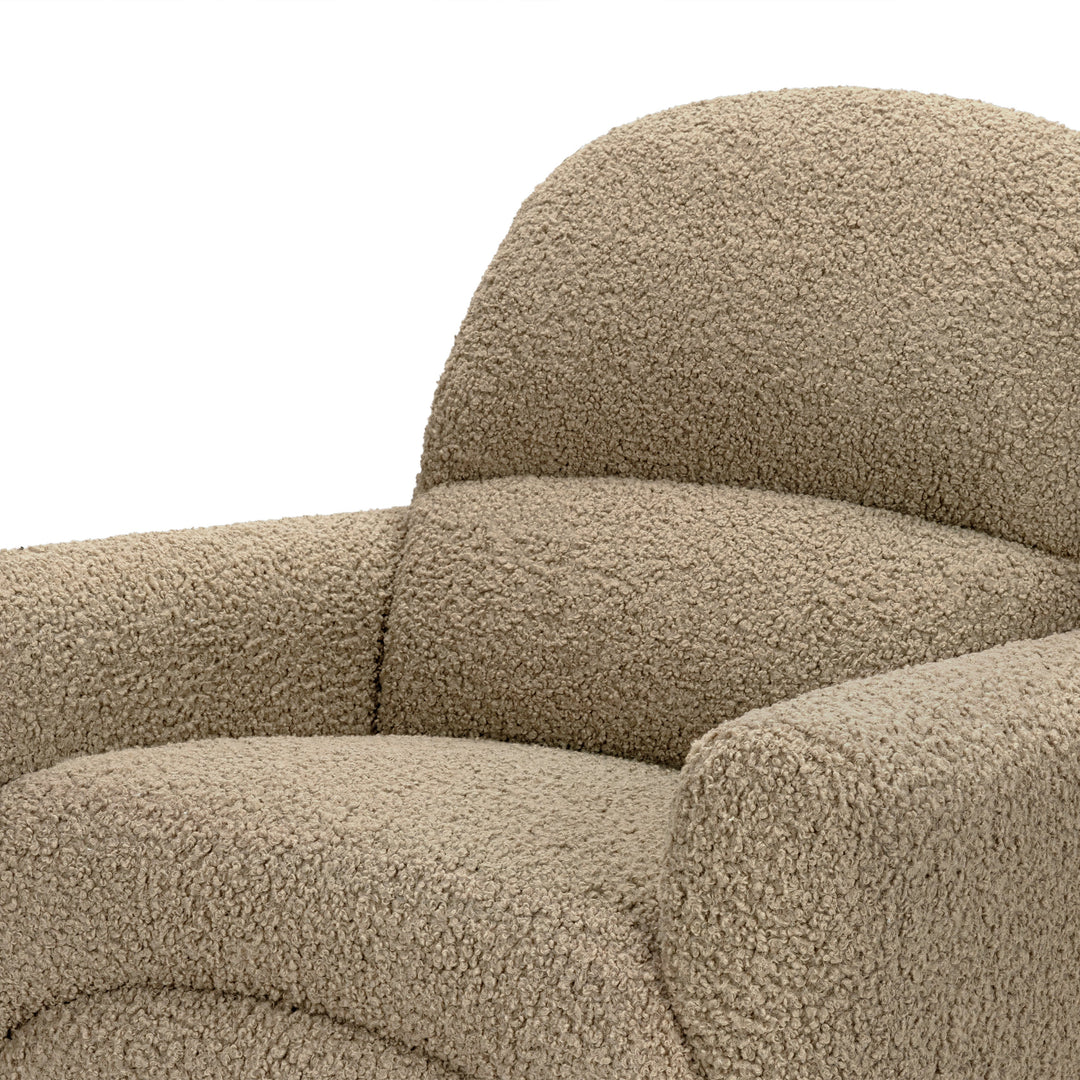 Babyletto Rainbow Recliner and Swivel Glider in Teddy Loop