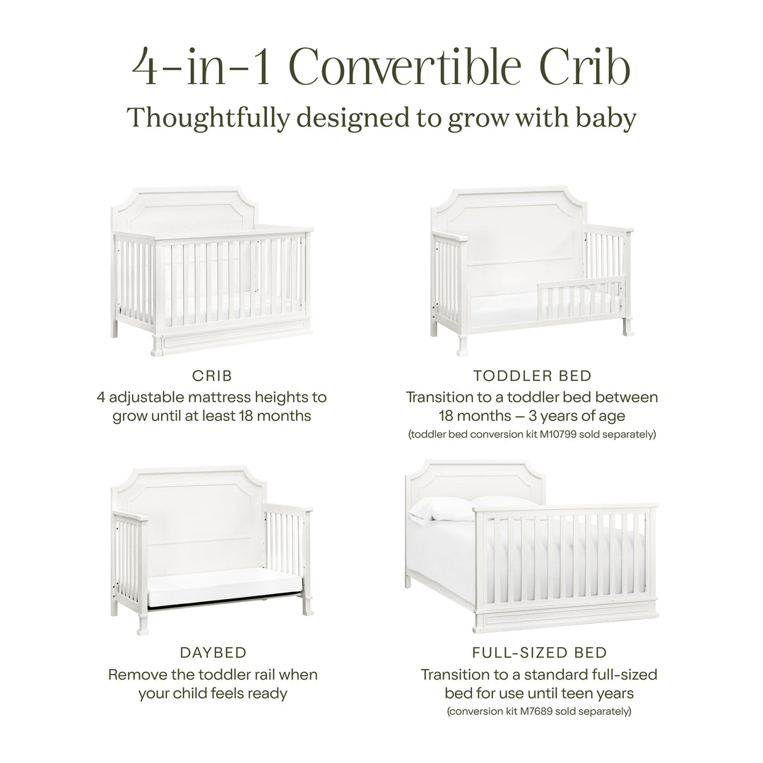 Namesake Emma Regency 4-in-1 Convertible Crib