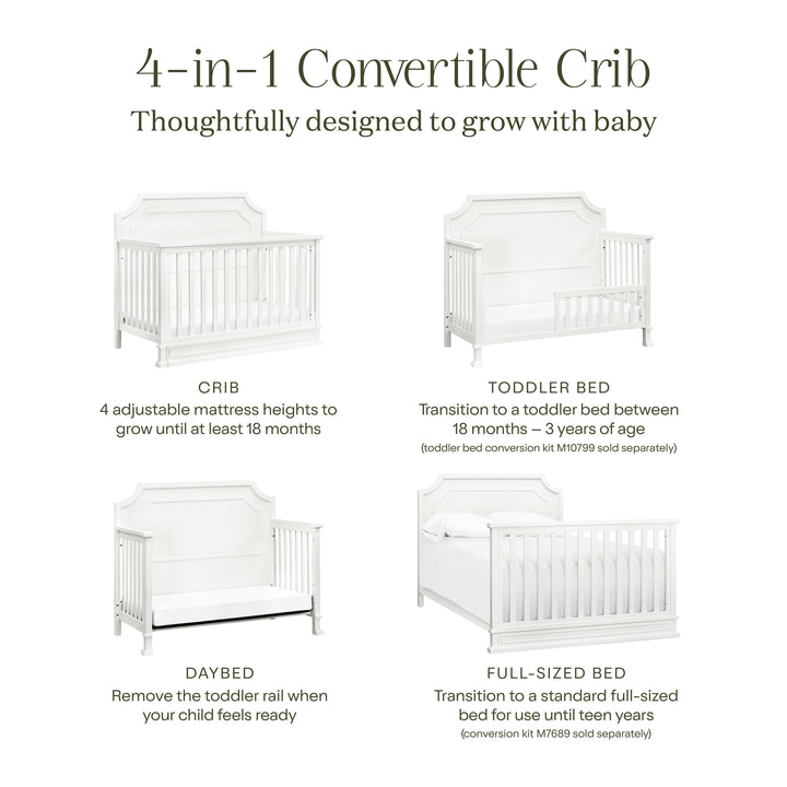 Namesake Emma Regency 4-in-1 Convertible Crib