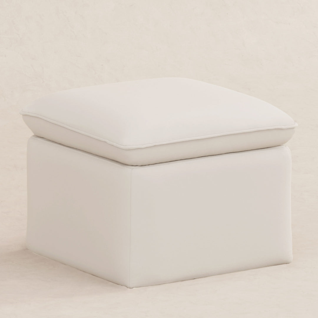 Babyletto Cali Storage Ottoman in Eco-Performance Fabric | Water Repellent & Stain Resistant