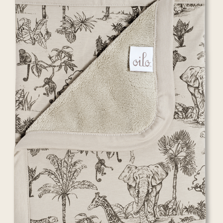 Oilo Vintage Safari Nursery | Cuddle Blanket