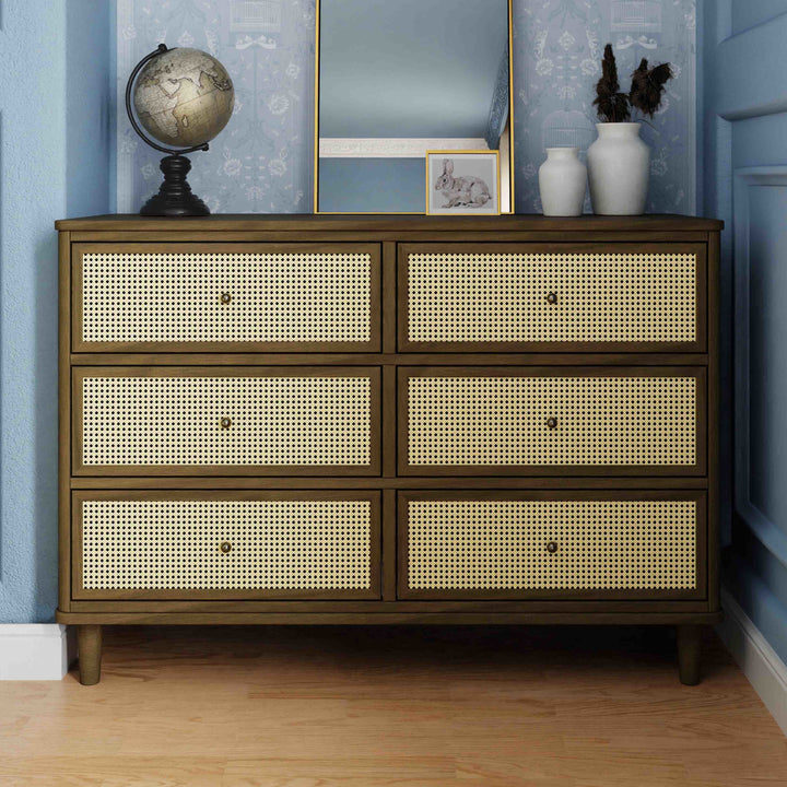 Namesake Marin with Cane 6-Drawer Dresser