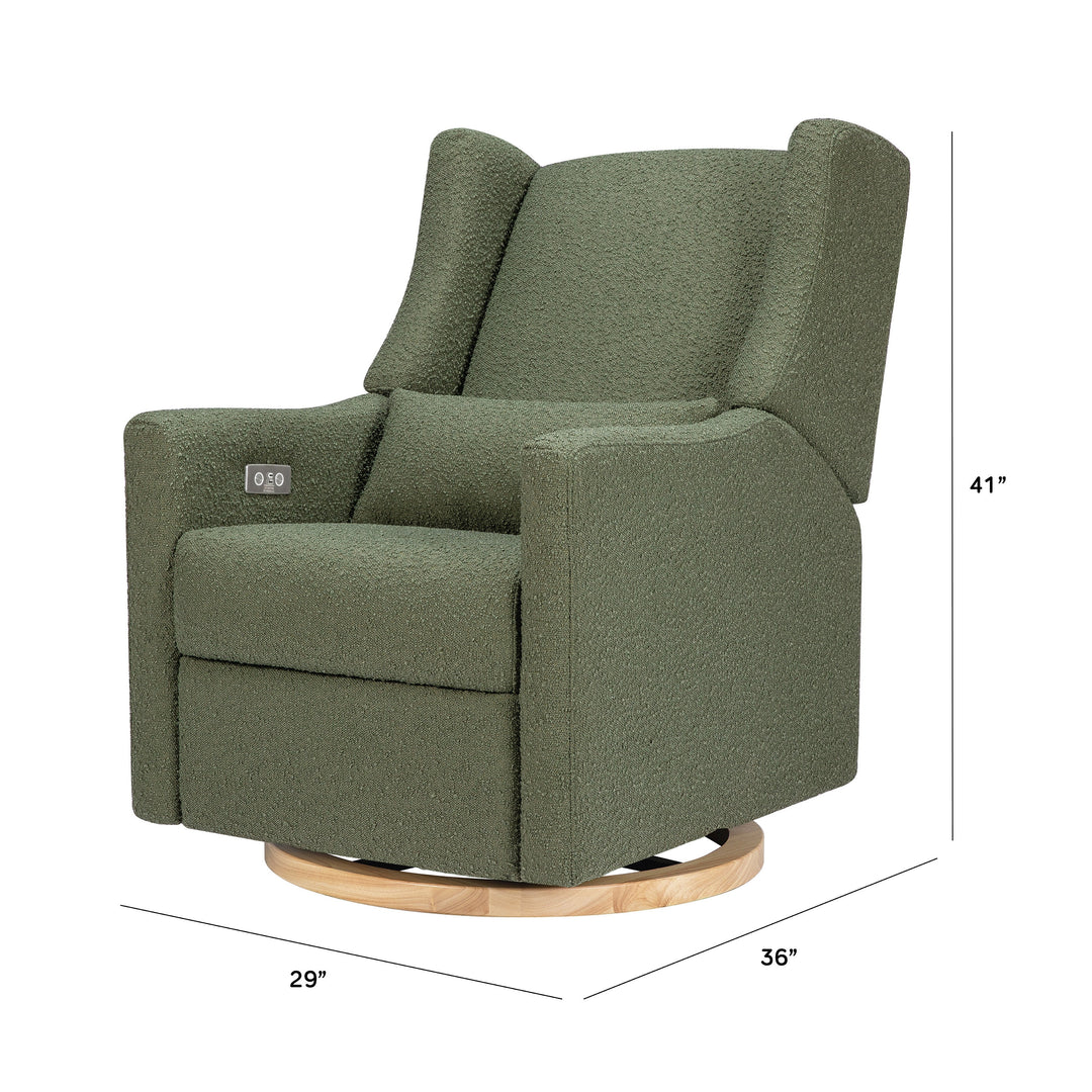 Babyletto Kiwi Electronic Recliner and Swivel Glider with USB port