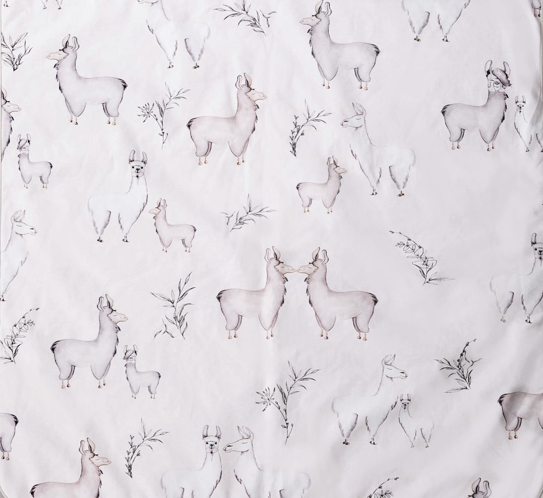 Oilo Cottontail & Llama | Jersey Swaddle Blanket Set