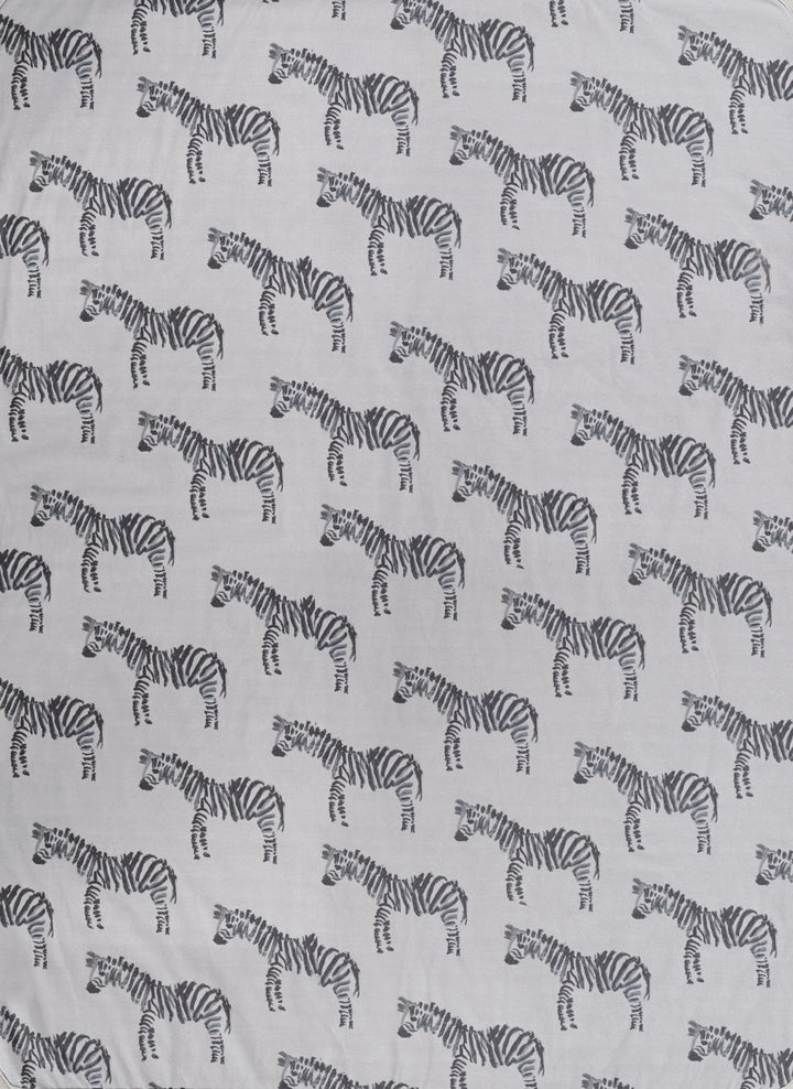 Oilo Hedgehog & Zebra | Jersey Swaddle Blanket Set