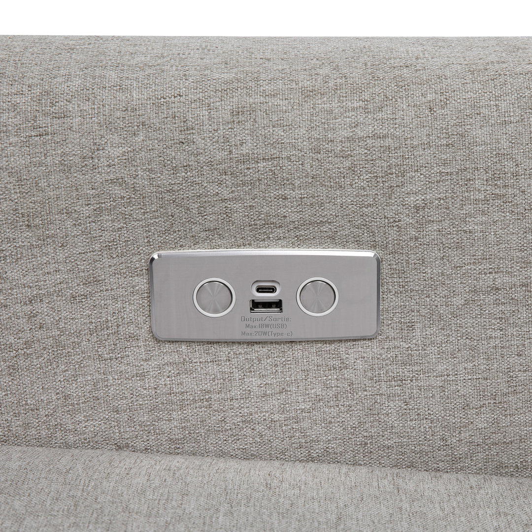 Babyletto Kiwi Electronic Recliner and Swivel Glider with USB port