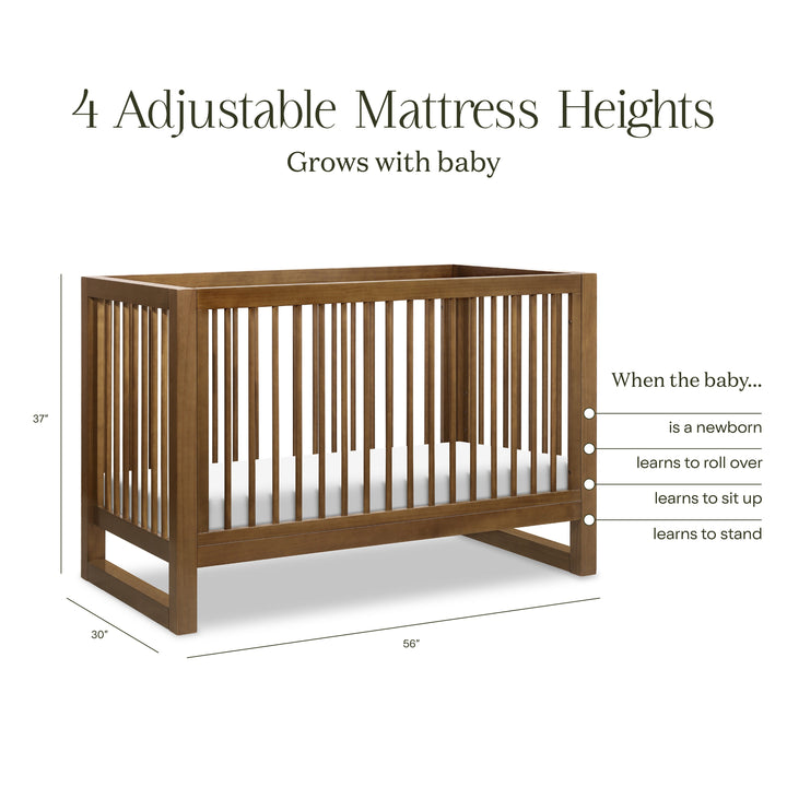 Namesake Nantucket 3-in-1 Convertible Crib with Toddler Bed Conversion Kit