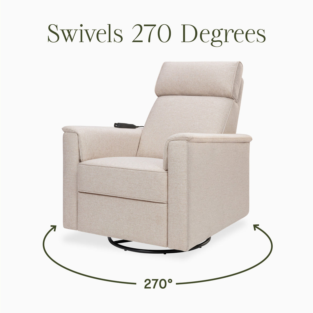 Namesake Willa Deluxe Power Recliner and Swivel Glider with Heat and Massage