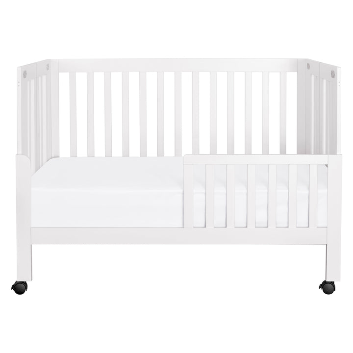 Babyletto Maki Portable Folding Crib with Toddler Bed Conversion Kit