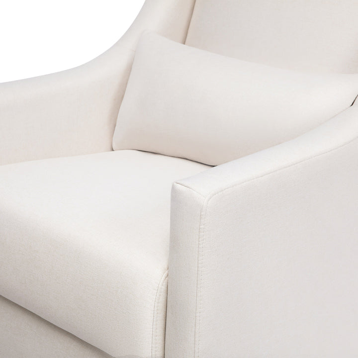 Babyletto Toco Swivel Glider and Ottoman in Eco-Performance Fabric | Water Repellent & Stain Resistant