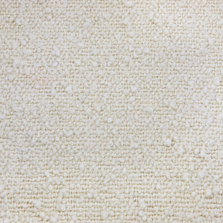 Namesake Crawford Pillowback Comfort Swivel Glider | Boucle with Tassel Fringe