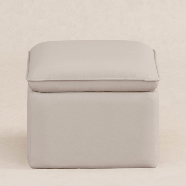 Babyletto Cali Storage Ottoman in Eco-Performance Fabric | Water Repellent & Stain Resistant