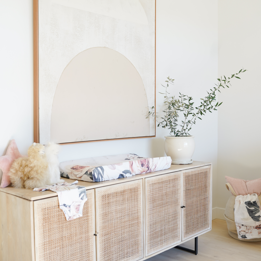 Oilo Vintage Bloom Jersey Changing Pad Cover